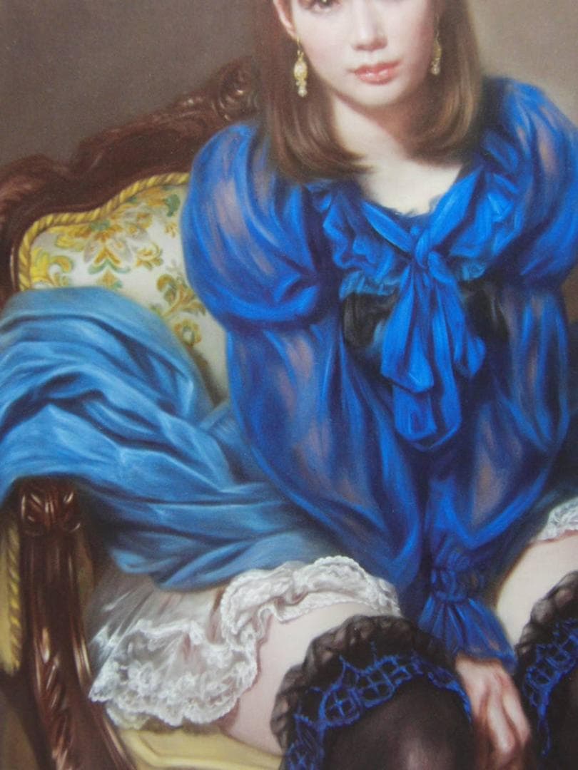 三嶋 哲也　「Blue-Temptations」、厳選、希少画集・額装画