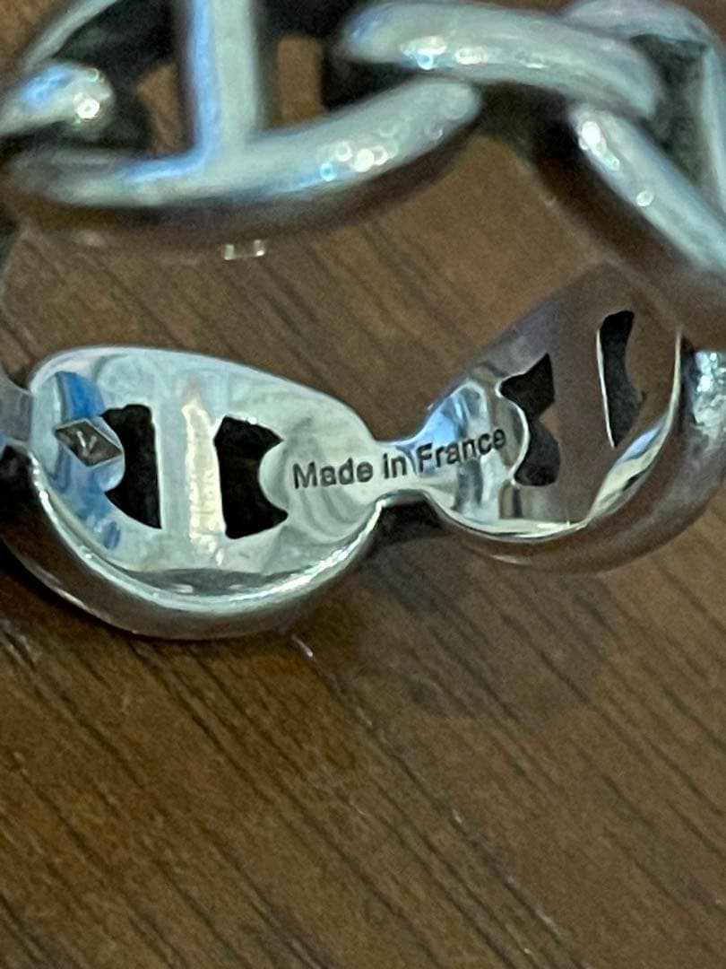 HERMES エルメス アンシェネ PM リング 8号