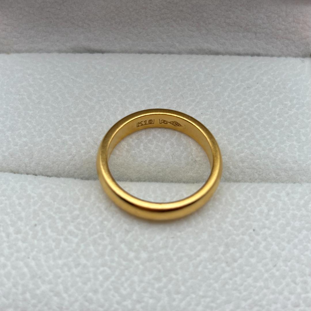 極美品リング・指輪 K18金素材レディース ラブリング 14号男女兼用最終値下げ