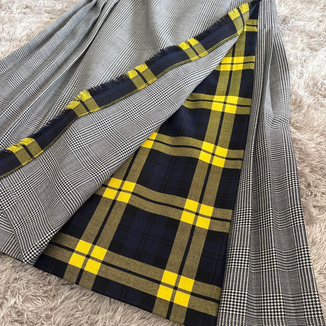 O'NEIL OF DUBLIN チェック柄 プリーツスカート