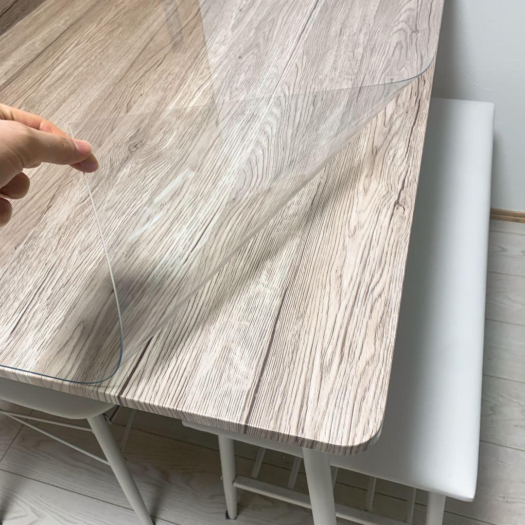 【引き取り限定】ダイニングテーブル4点セット　ホワイト