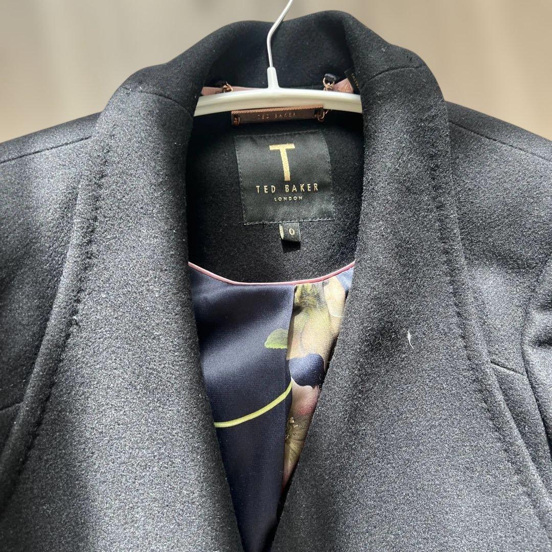 Ted Baker ロングコート ブラック black Size 0 - メルカリ