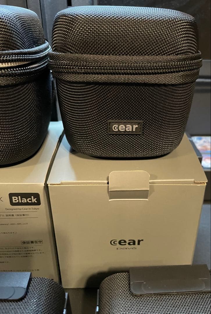 n*y様 cear pavé シーイヤーパヴェ黒×2式、シーイヤーコア黒×1式の通販