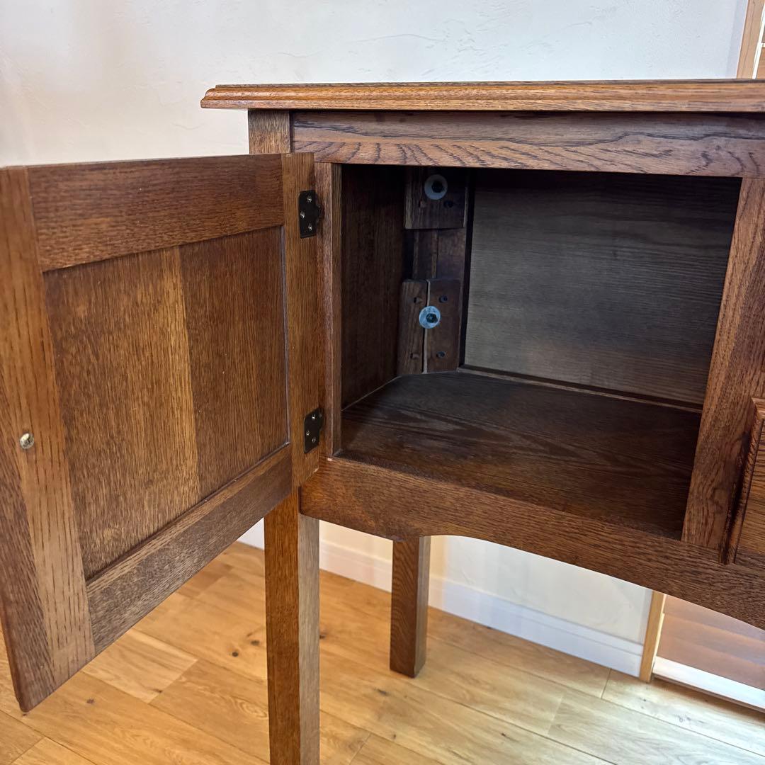 美品 アメリカ製 サイドボード オーク材 アンティーク ヴィンテージ