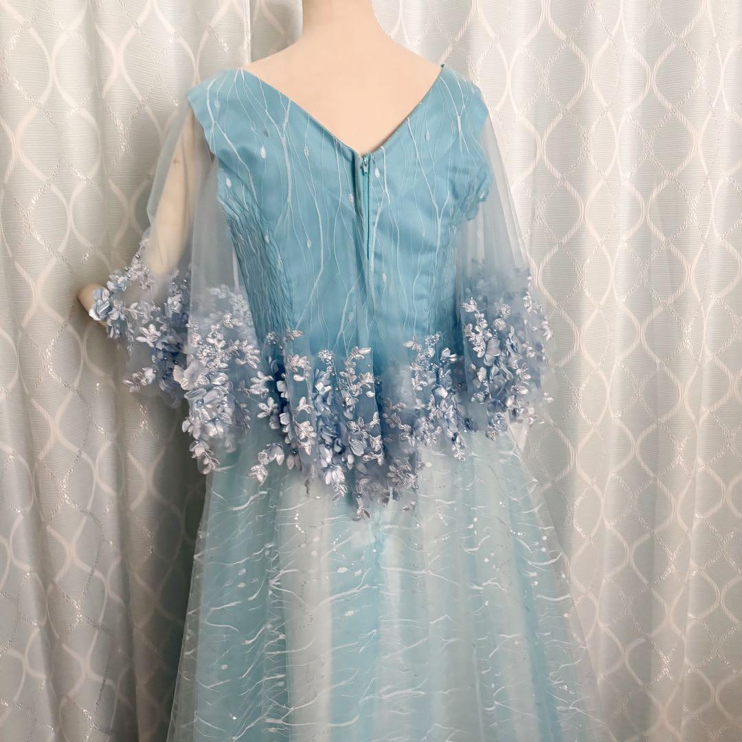 【新品未使用】カラオケ 演奏会 発表会 水色ドレス