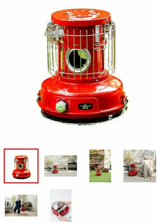 新品☆センゴクアラジン ポータブルガスストーブ SAG-BF02C(R) 赤 センゴクアラジン ポータブルガスストーブ SAG-BF02C | ガス暖房