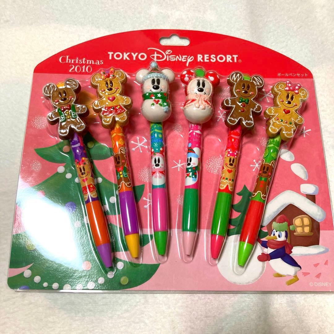 貴重品】東京ディズニーリゾート クリスマス ボールペンセット 2010年