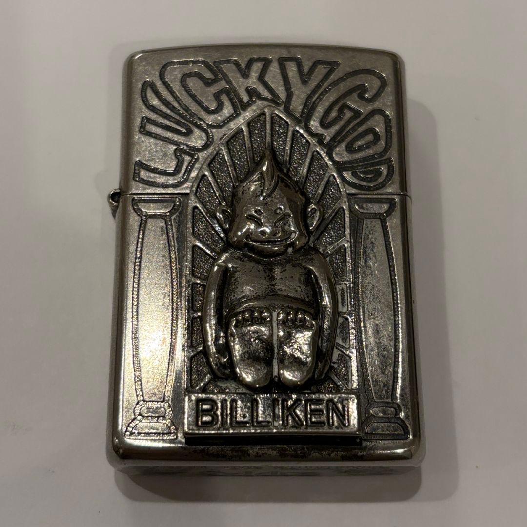 Zippo ジッポ シルバー ビリケン オイルライター 121726 - メルカリ