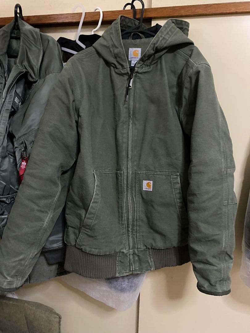 Carhartt アクティブジャケット オリーブグリーン 90s カーハート Carhartt アクティブダックジャケット オリーブ 深緑