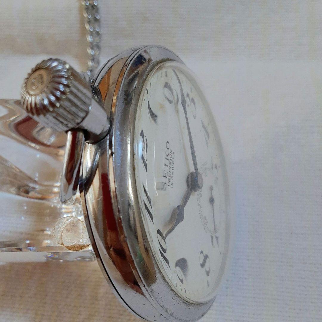 稼働品　SEIKO PRECISION 昭和42年懐中時計15 JEWELS
