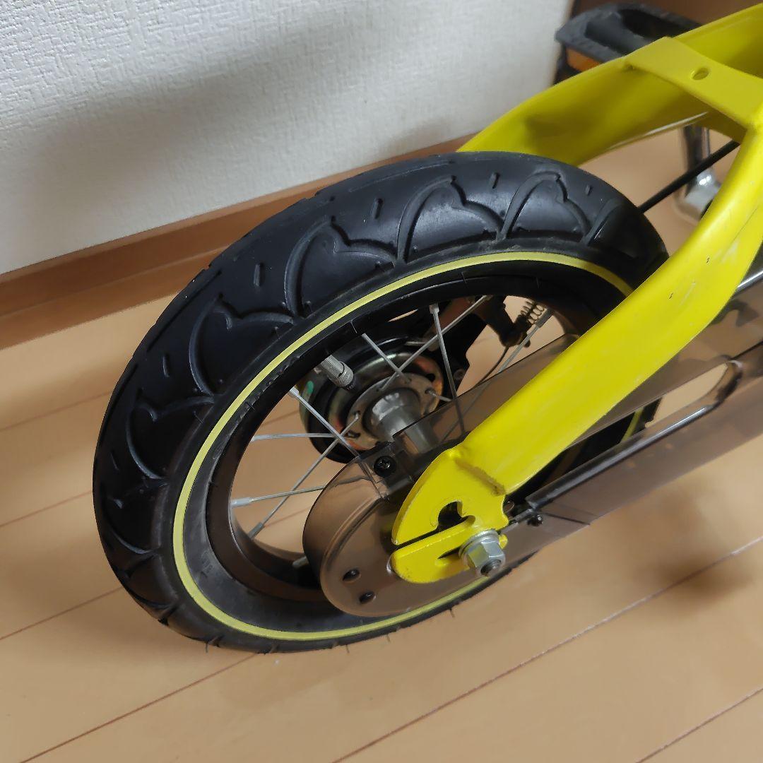 へんしんバイク 12インチ イエロー 自転車 軽量スポーツバイク 自転車