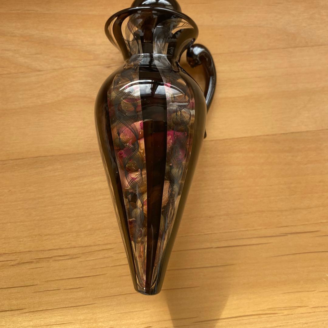 keinoglassティアキャッチャー ドライフラワー入り