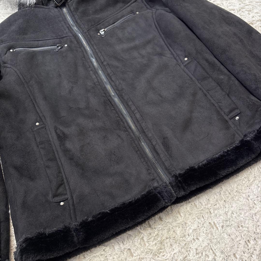 ジャケット・アウター 00s y2k ROUSHATTE fur mouton suede LL