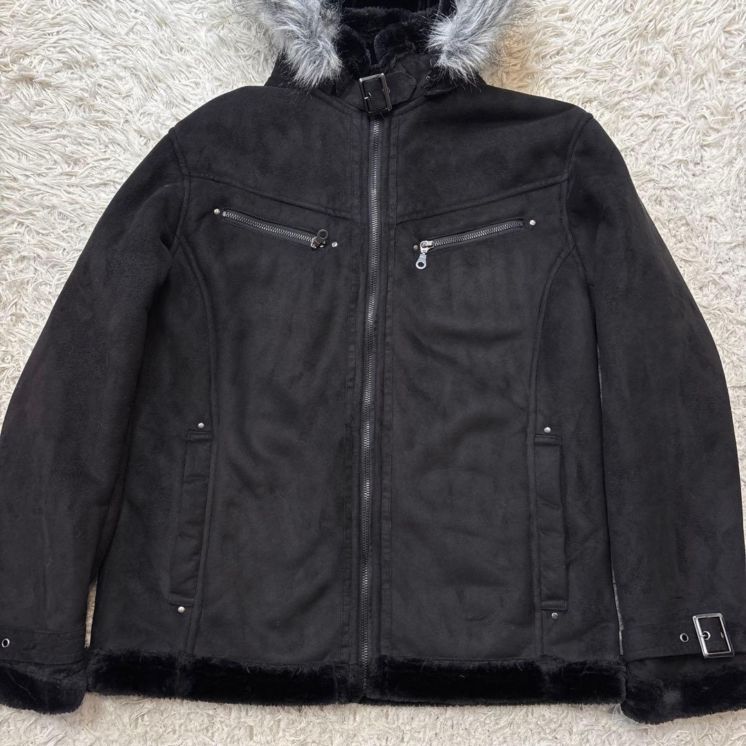 ジャケット・アウター 00s y2k ROUSHATTE fur mouton suede LL
