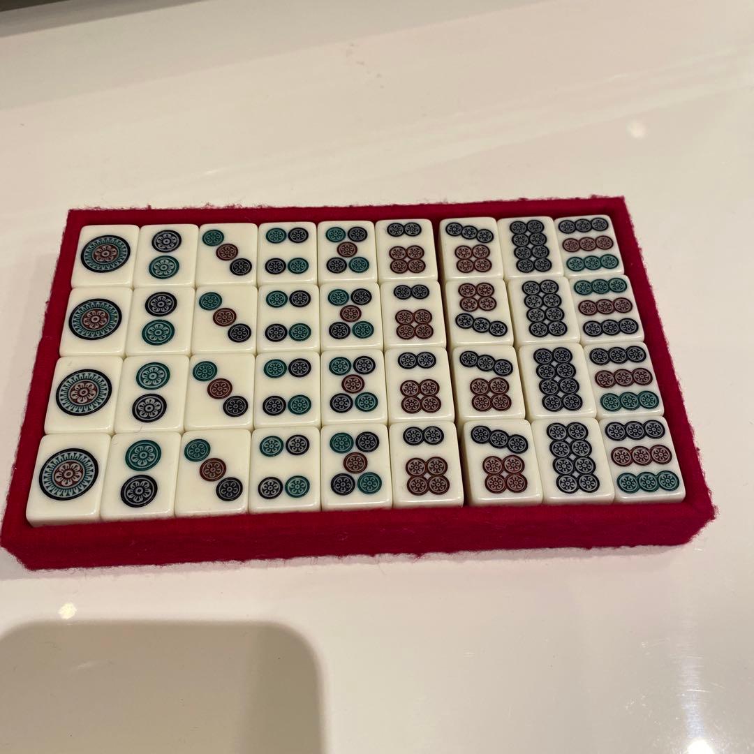 丸一 新昭和牌 高級麻雀牌 ユリア樹脂 】超希少 レア 雀鬼 清潔 綺麗