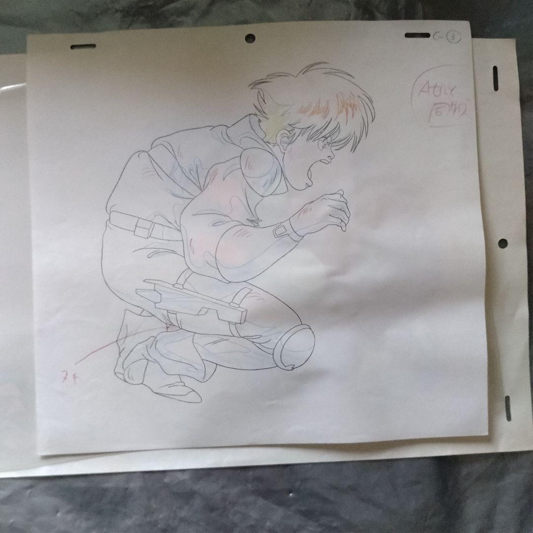 赤い光弾ジリオン　セル画(ロング)　JJ チャンプ アップル