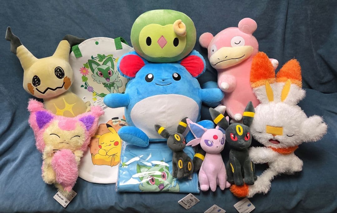 ポケモン ぬいぐるみ トートバッグ プレミアムサマーブランケット 12点