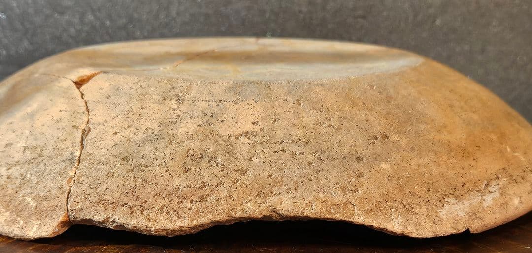 古墳時代〜平安時代 土師器 赤褐色土器 盤 皿 直径 約25.9cm 岩手県