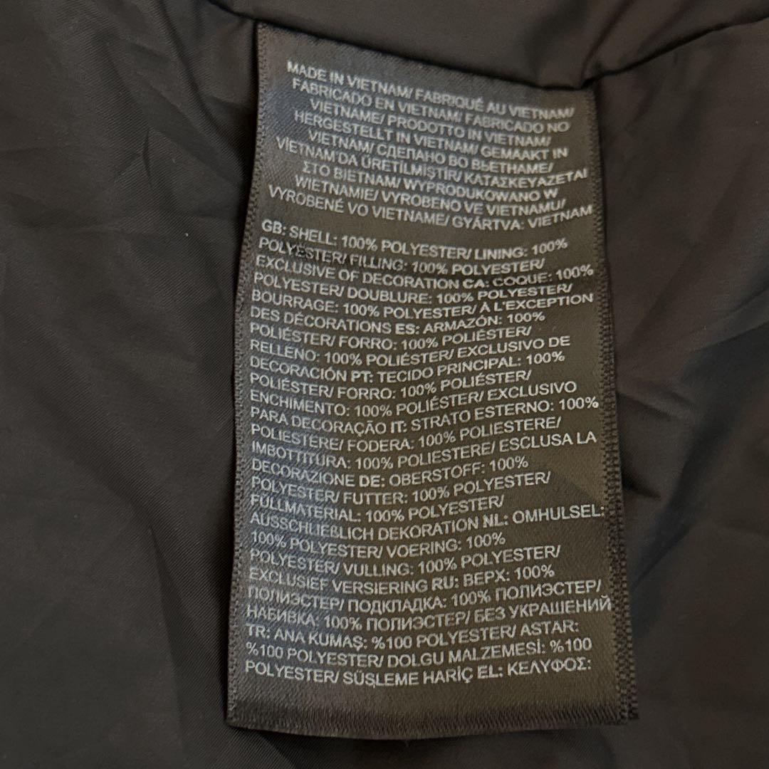 ノースフェイス 中綿ジャケット M ブラック 企業ロゴ LastPass 刺繍