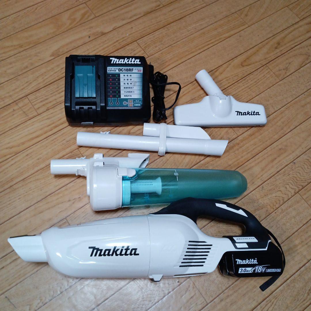 マキタ18V充電式クリーナ CL281FD純正バッテリ、急速充電器、サイクロン付 マキタ18V充電式クリーナCL281FD純正バッテリー、急速充電器