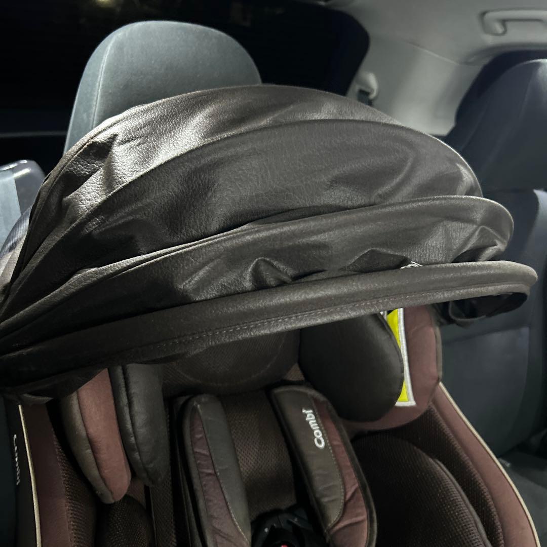 Combi チャイルドシート　クルムーヴスマートエッグショック　シートベルト固定