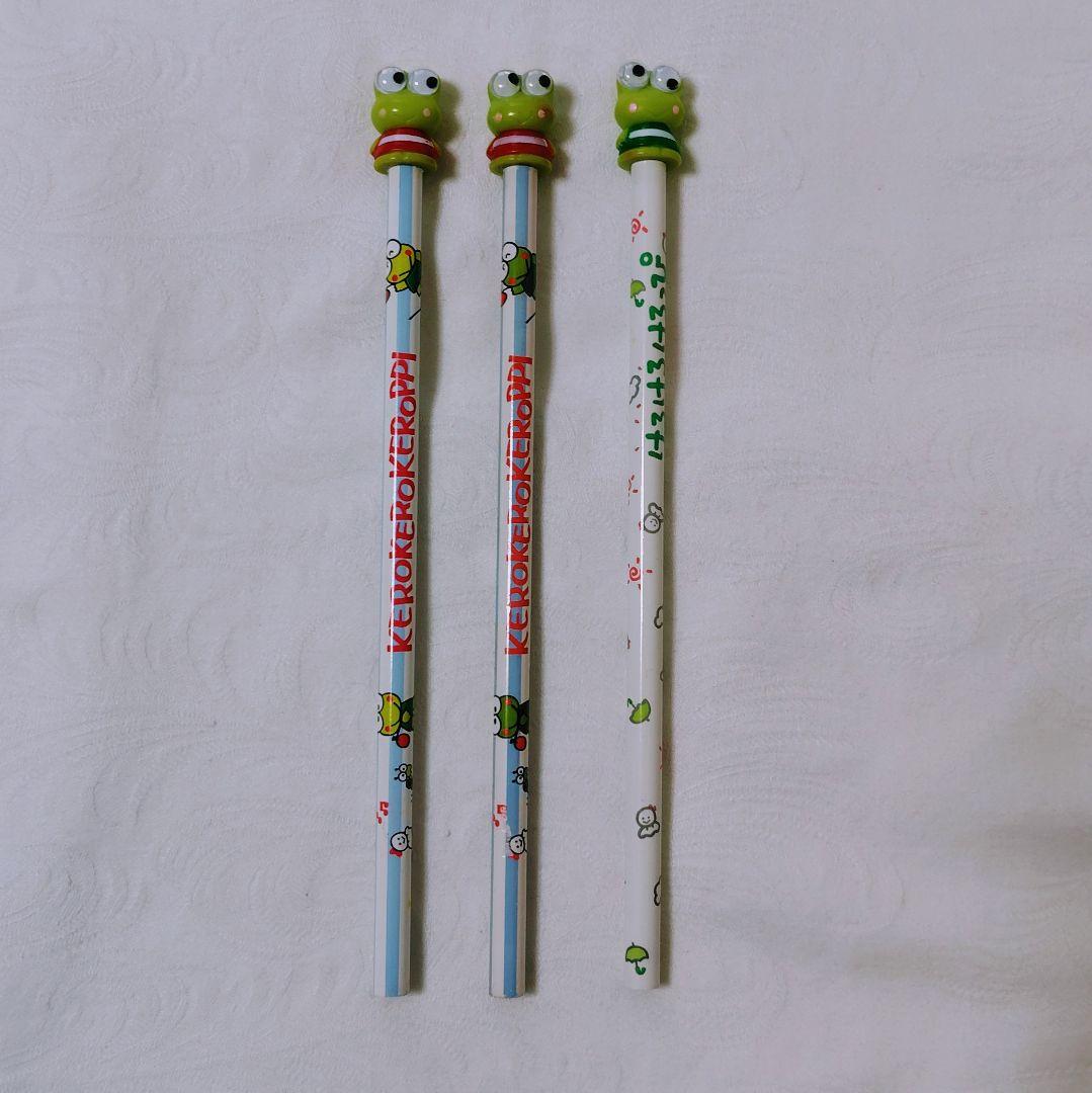 サンリオ けろけろけろっぴ 鉛筆 3本セット 昭和レトロ 80年 - メルカリ