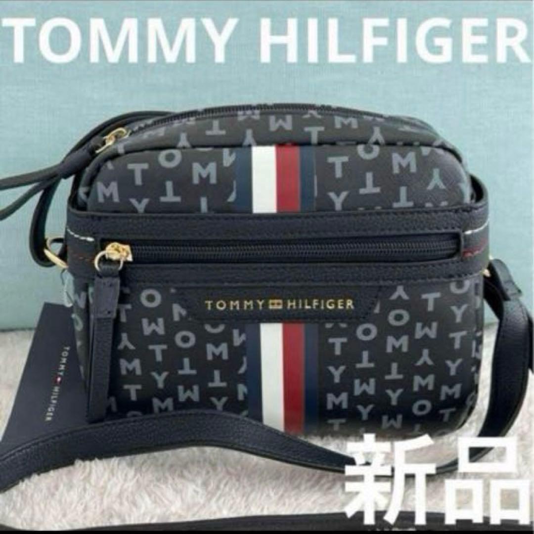 新品  ロゴプリントショルダーメッセンジャーバッグ