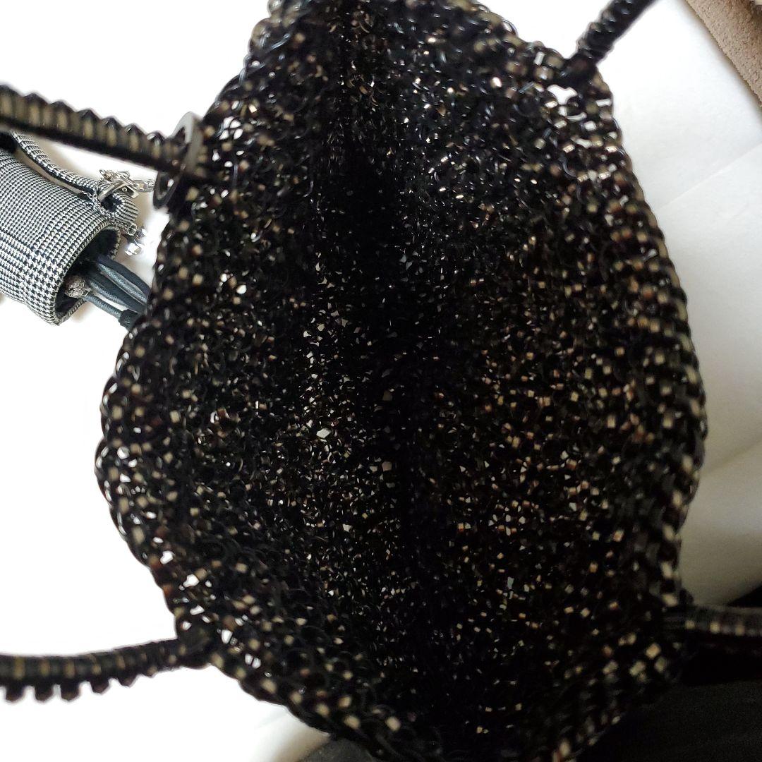 ANTEPRIMA ビーズ ハンドバッグ ブラック