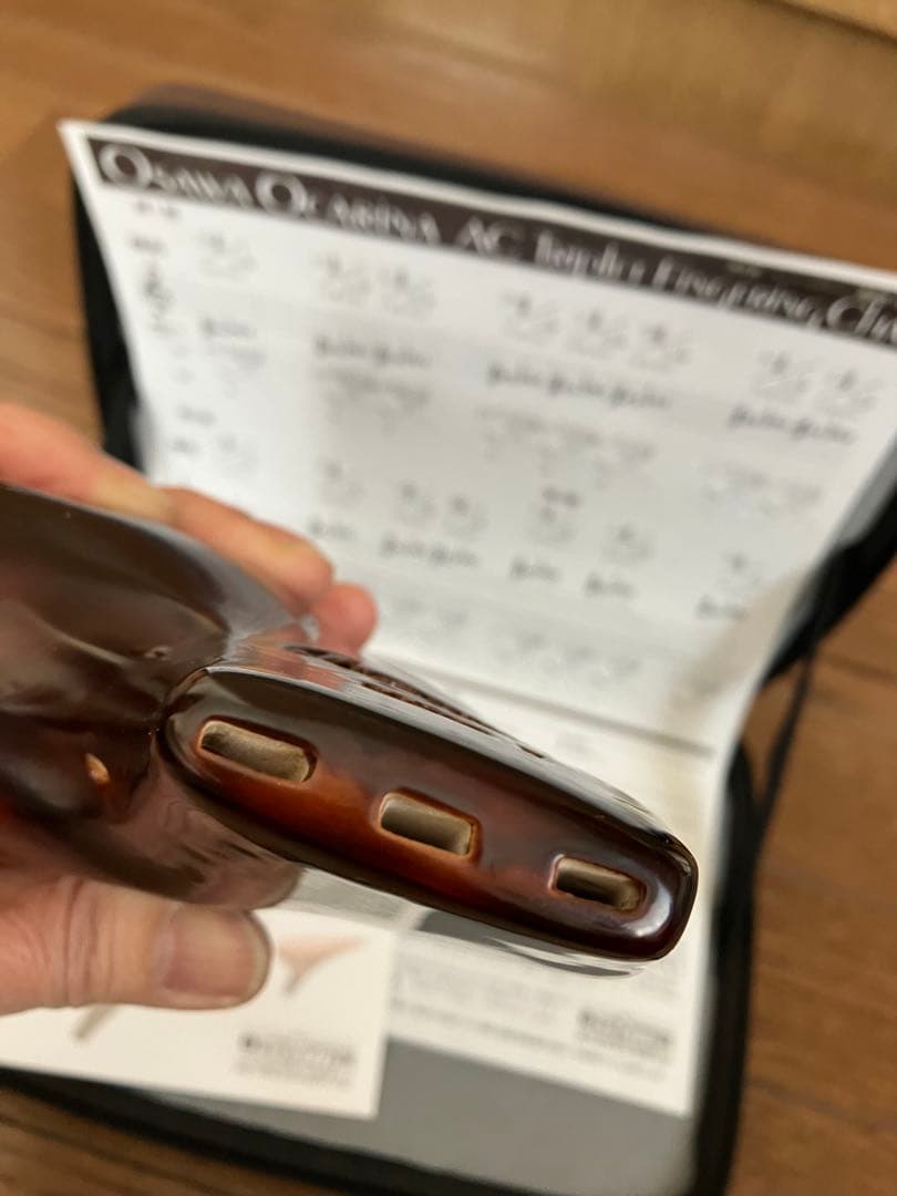 美品⭐︎OsawaトリプルオカリナＴU アルトC管seriesⅡ 漆仕上げ