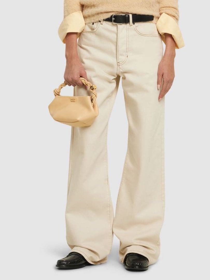 GANNI ボウバッグ ミニ バタークリーム