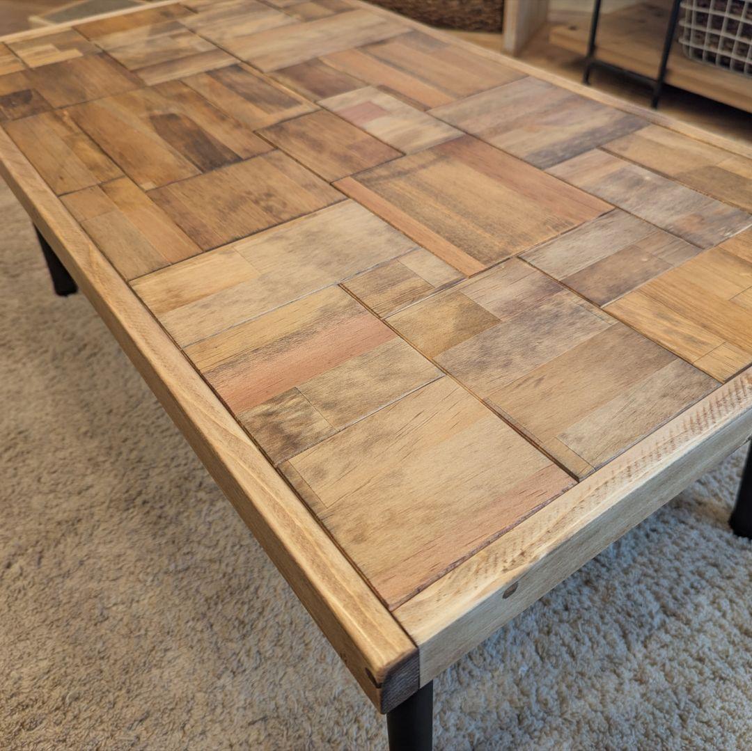 うに様専用 ローテーブル ✨ 木製 サイドテーブル ハンドメイド 折りたたみ