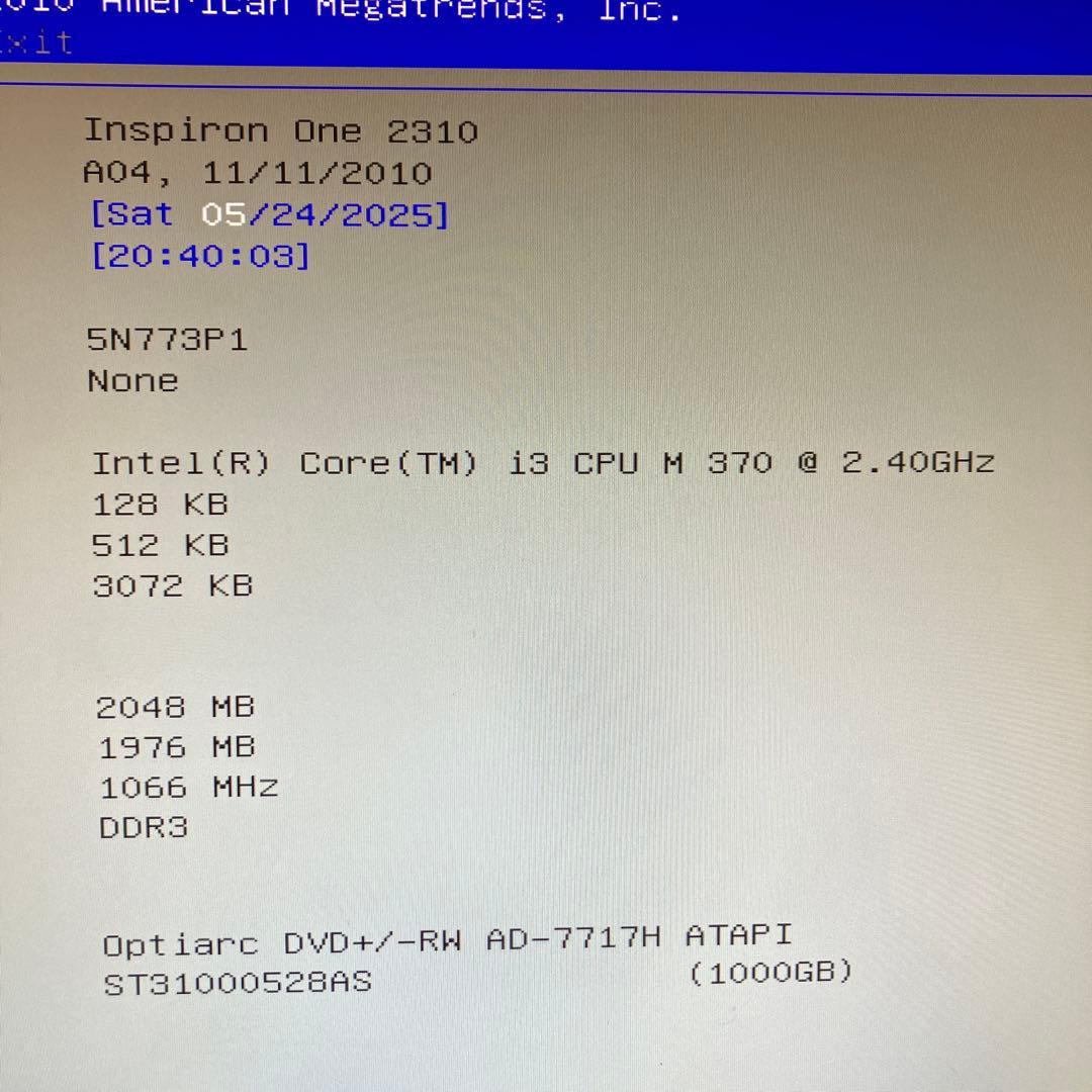 DELl Windows10搭載i3M370@2.40GHz - メルカリ