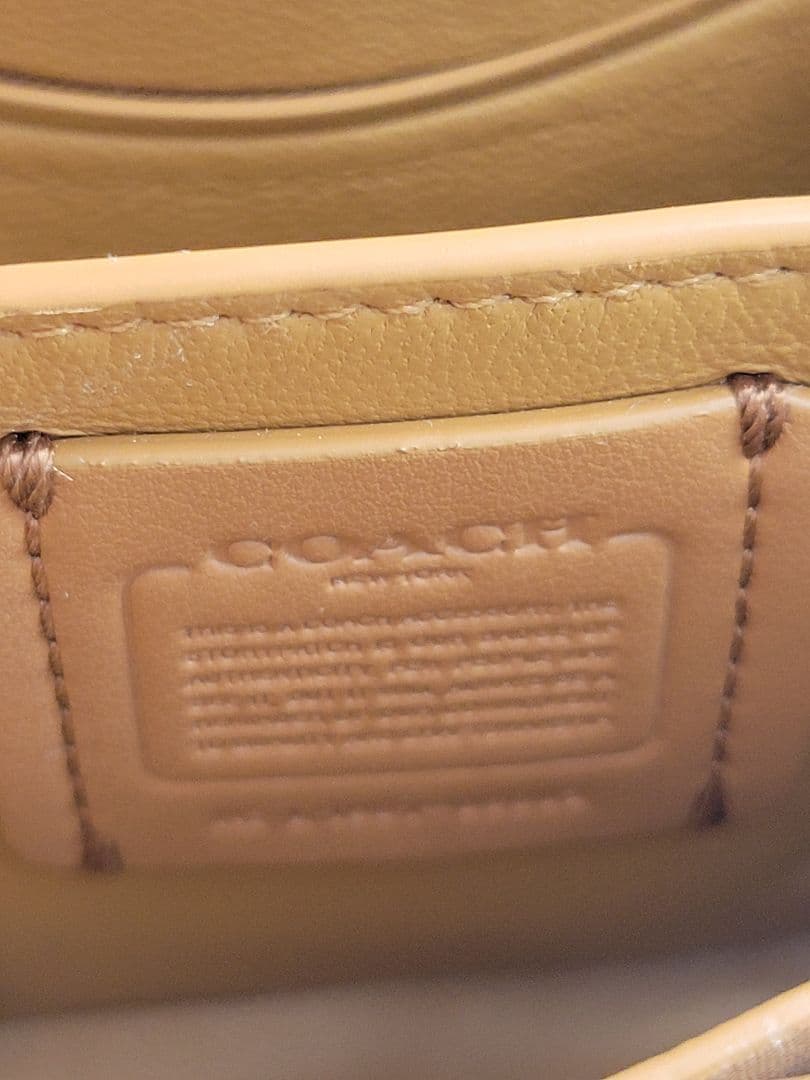 COACH コーチ がま口 ケース 小銭入れ 花柄 フローラル レザー