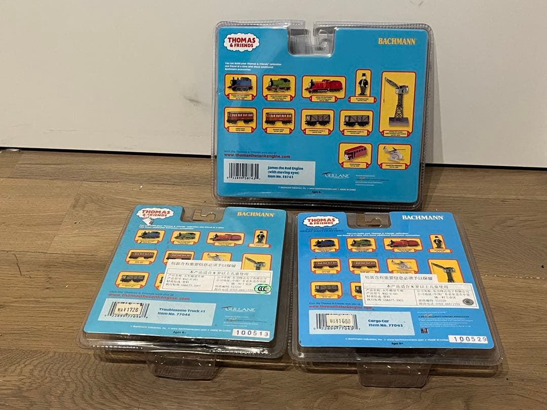E*ク様 bachmannトーマスシリーズ　ジェームス いたずら貨車　無蓋貨車