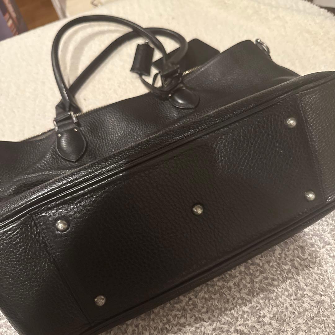 PELLE MORBIDA／レザーバッグ(黒)