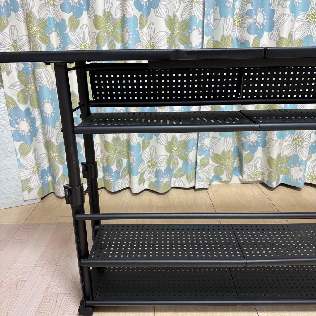 Bauhutte バウヒュッテ　エクステンションデスク　BHC-1200H-BK