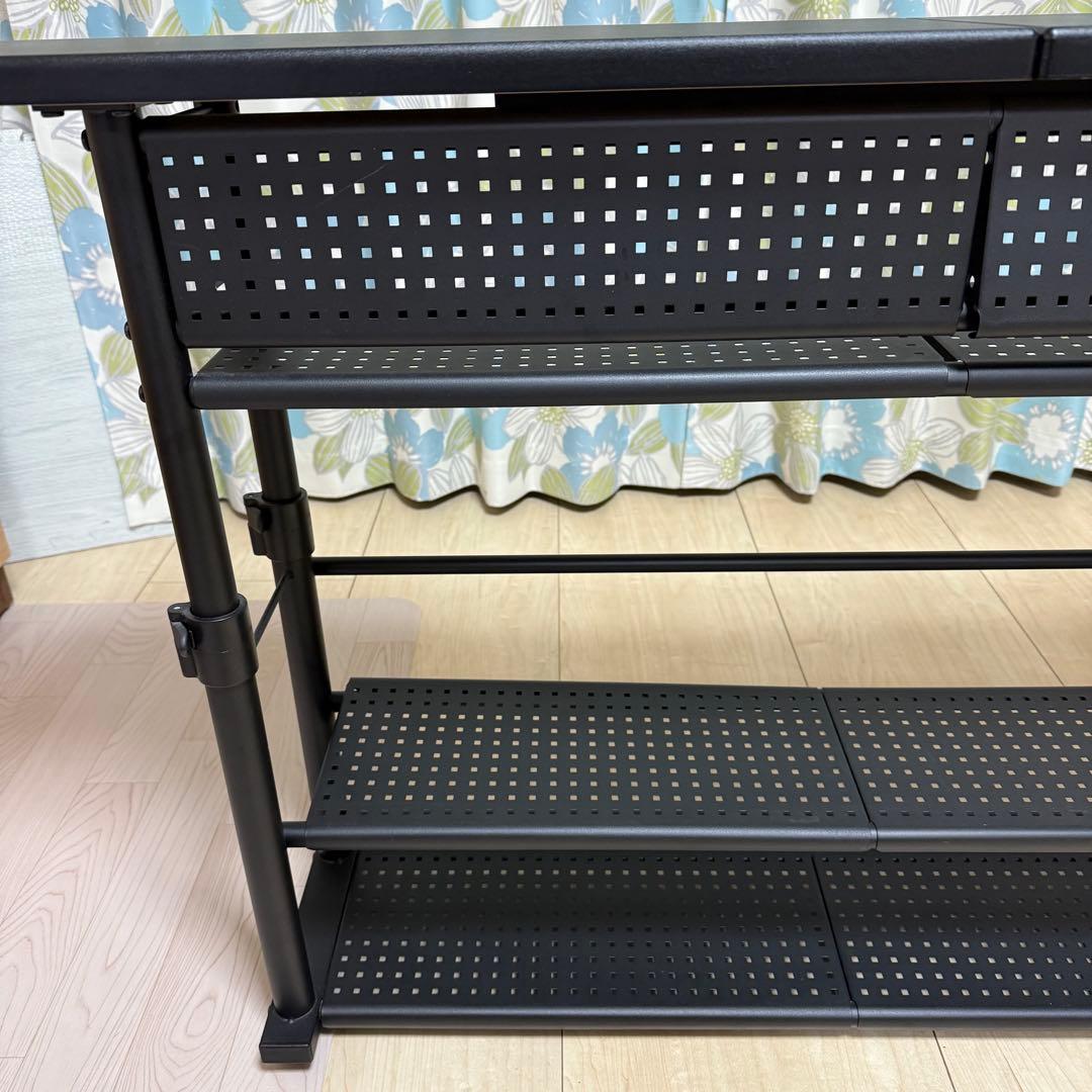 Bauhutte バウヒュッテ　エクステンションデスク　BHC-1200H-BK