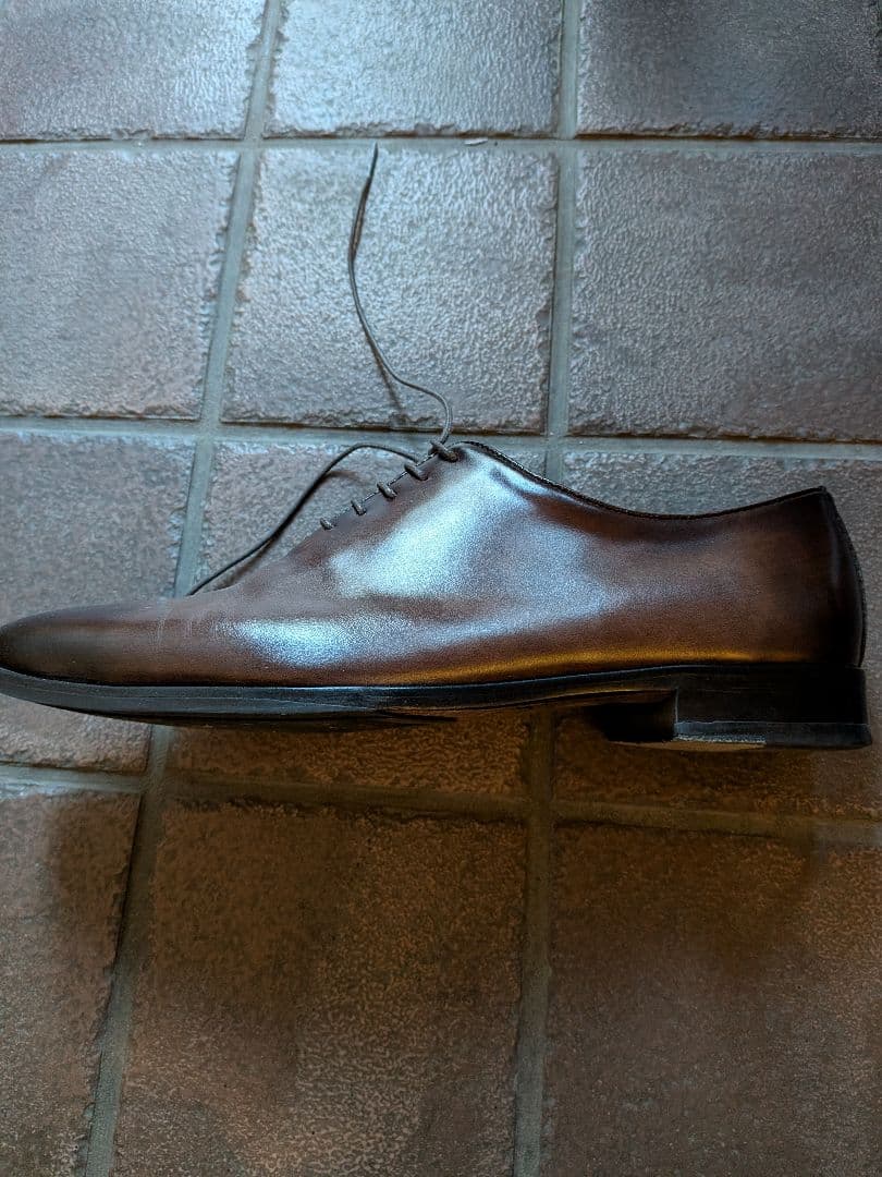 マドラス　MADRAS　ホールカット　革靴　25.5cm　 ダークブラウン