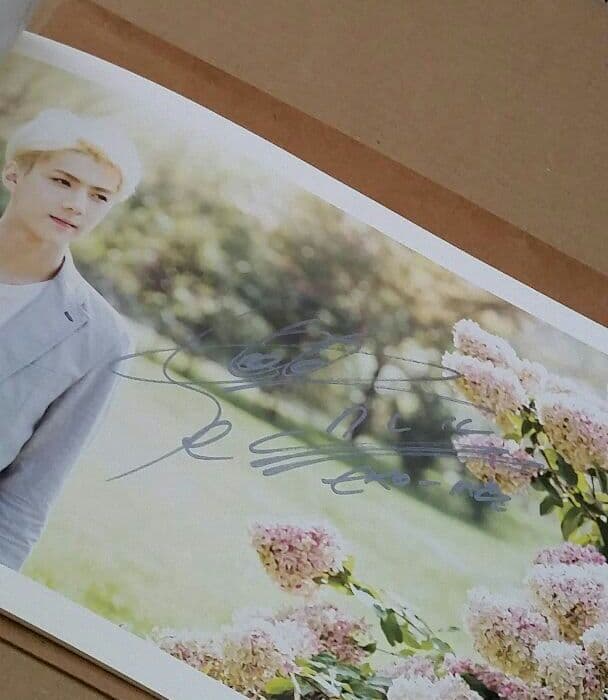 EXO ネイチャーリパブリック パンフレット 直筆サイン入り