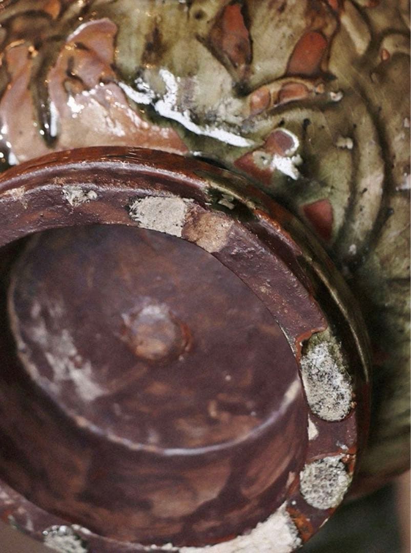 やちむん 琉球焼 壷屋焼 花瓶 花入れ 沖縄 焼き物 高さ44cm