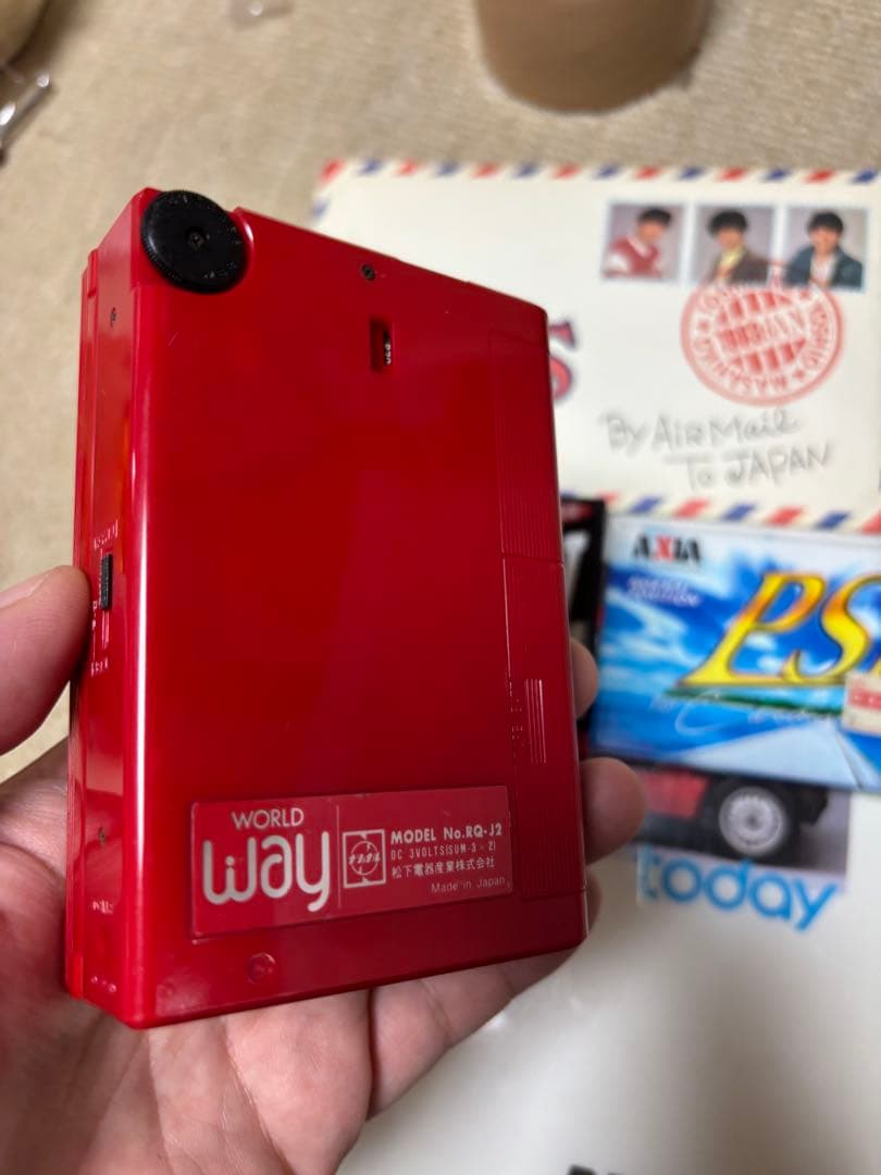 ナショナル RQ-J2 WORLD WAY 通電確認 ウォークマン ジャンク品