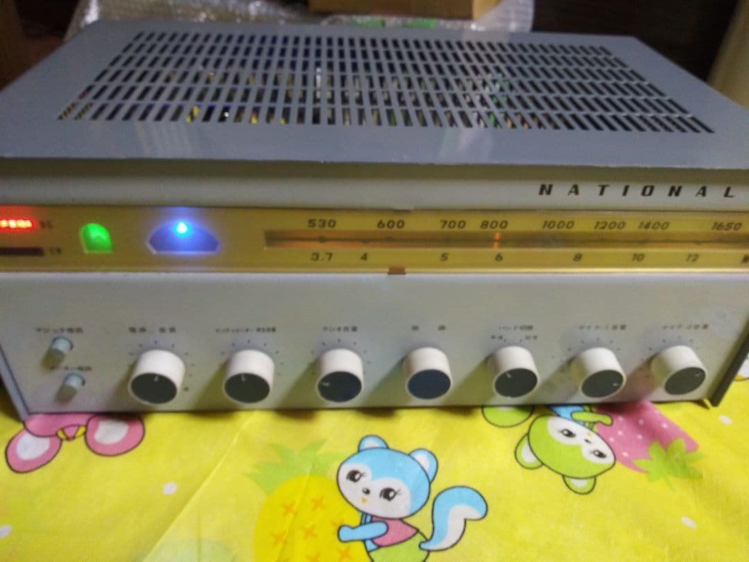 ナショナル マジックアイ昭和レトロ真空管ラジオアンプ