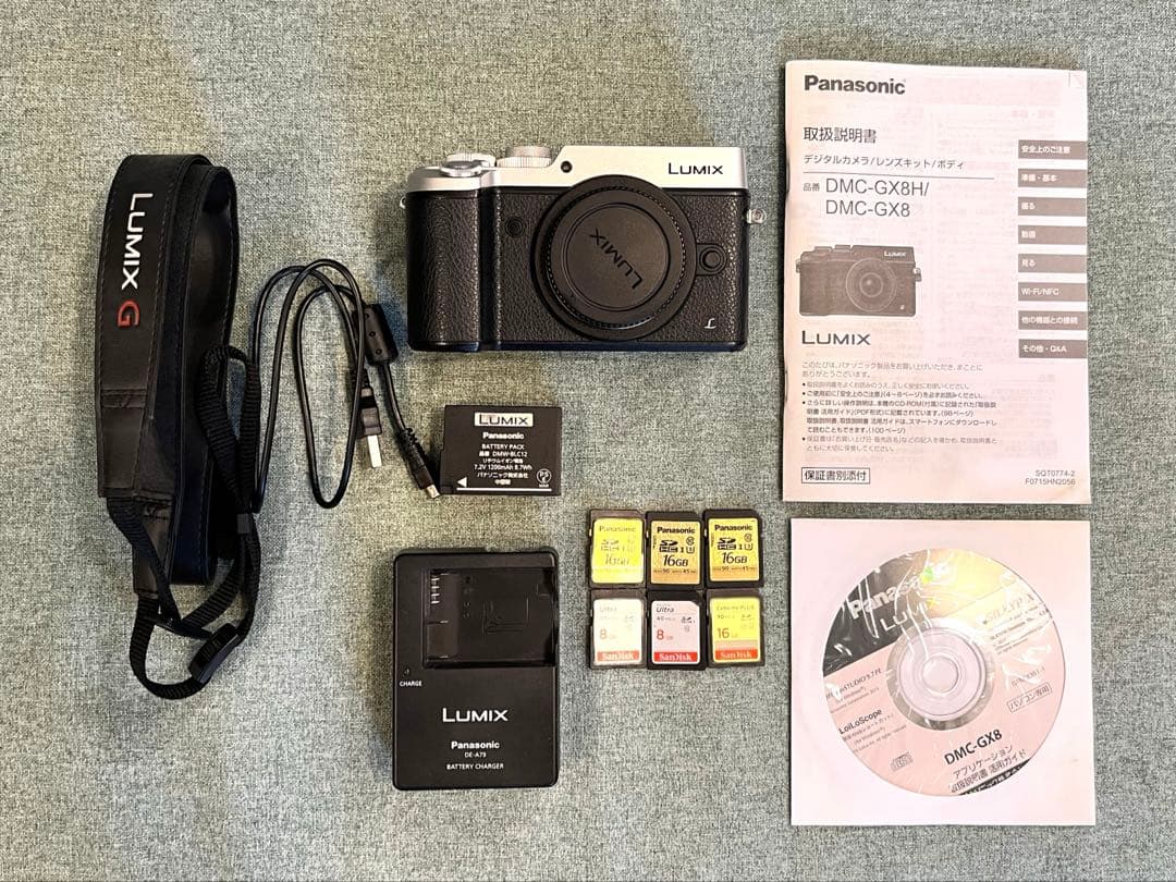 ルミックス LUMIX DMC-GX8 ボディ＋SDカード6枚＋カメラバッグ ルミックス LUMIX DMC-GX8 ボディ＋SDカード6枚＋カメラバッグ