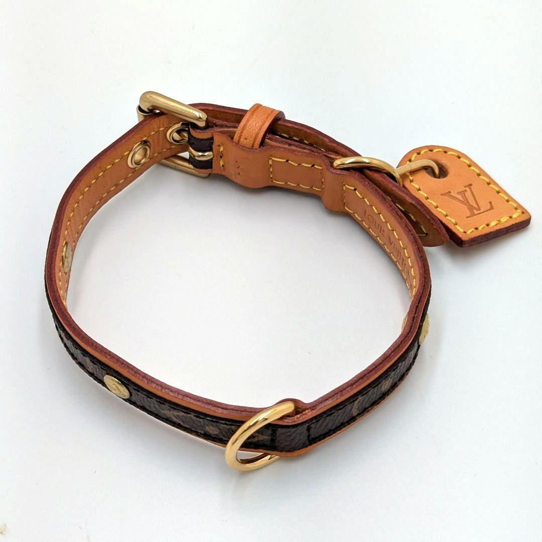 極美品】ルイヴィトン コリエ バクスターMM モノグラム 小型犬用 首輪