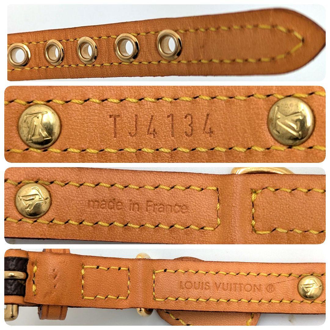 極美品】ルイヴィトン コリエ バクスターMM モノグラム 小型犬用 首輪