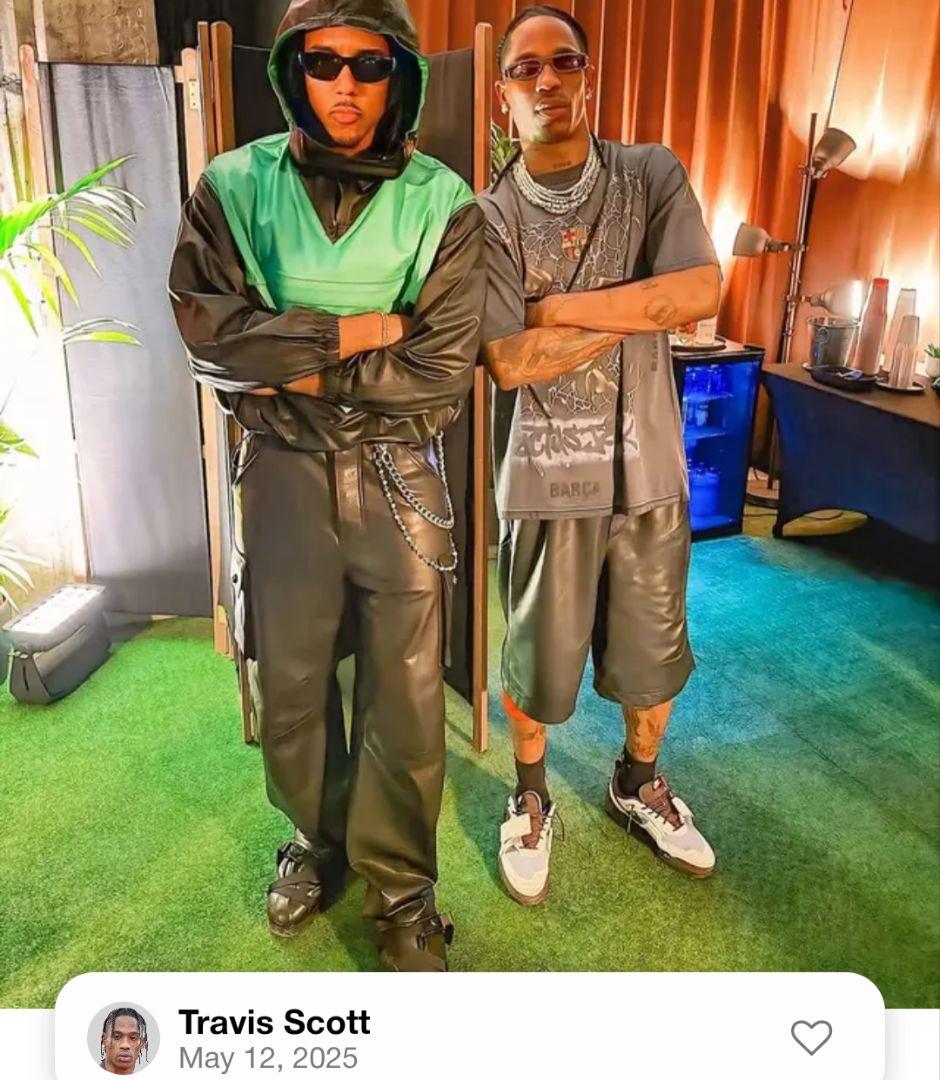 Travis Scott着用 FCバルセロナ 限定コラボTシャツ L - メルカリ