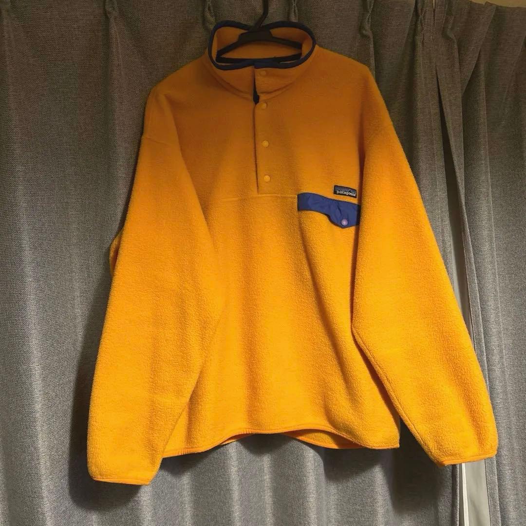 レア‼︎90sパタゴニア スナップT マンゴー オレンジ L patagonia
