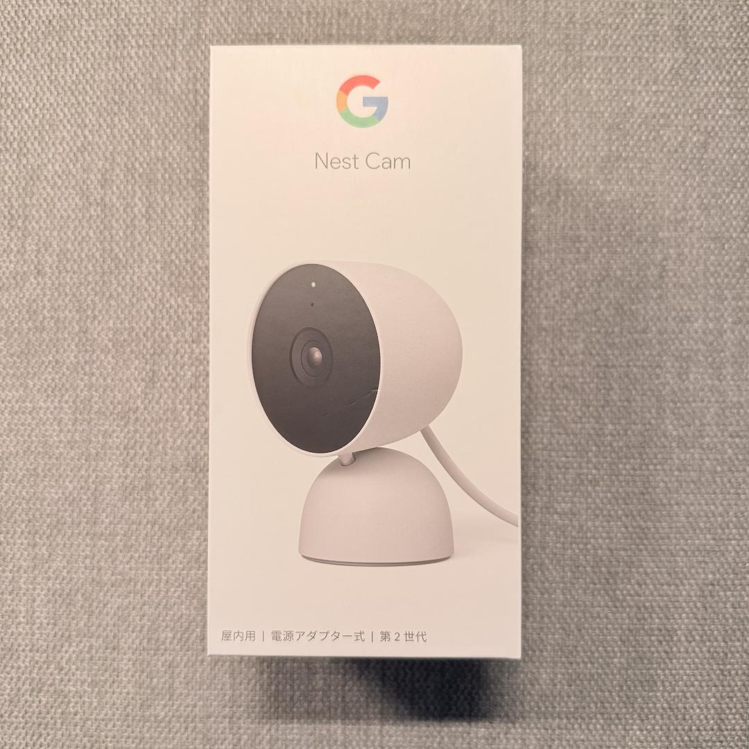 Google Nest Cam（屋内用 / 電源アダプター式）Snow - メルカリ