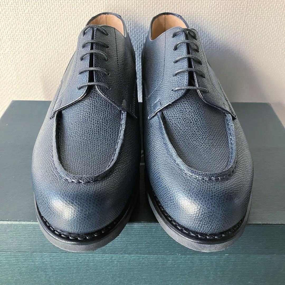 【未使用】パラブーツ シャンボード ネイビー グレインカーフ 7.5（26cm）