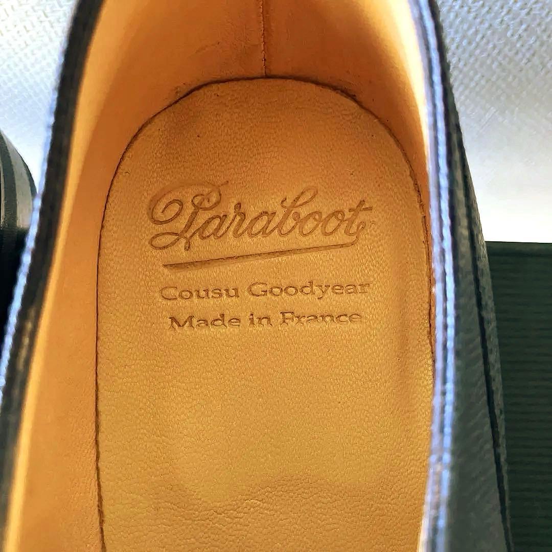 【未使用】パラブーツ シャンボード ネイビー グレインカーフ 7.5（26cm）